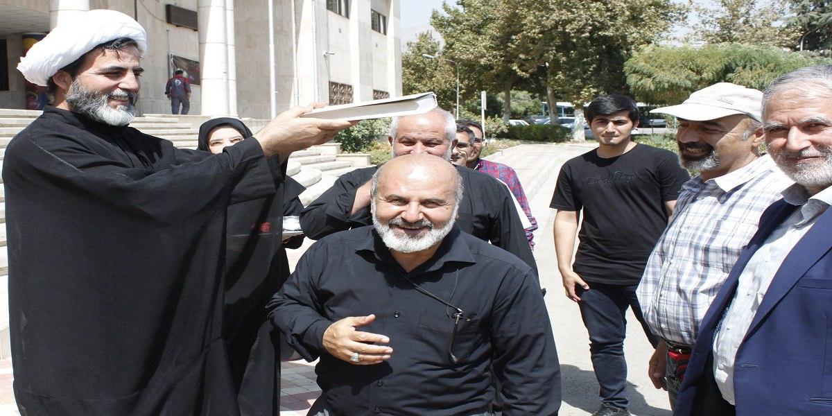 آئین بدرقه زائران پیاده روی اربعین در پردیس کشاورزی برگزار شد