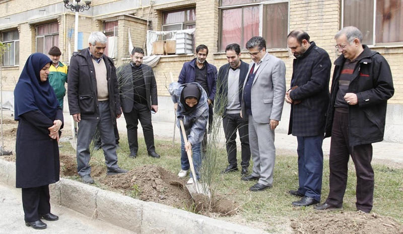 برگزاری مراسم روز درختکاری در دانشگاه تربیت مدرس