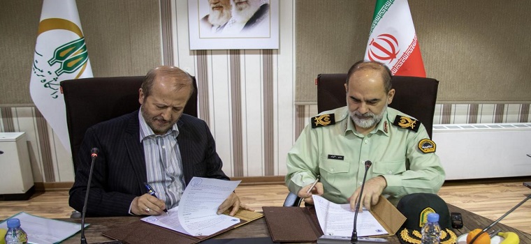 امضای تفاهم نامه همکاری میان دانشگاه تربیت مدرس و معاونت بهداشت،‌ امداد و درمان فراجا