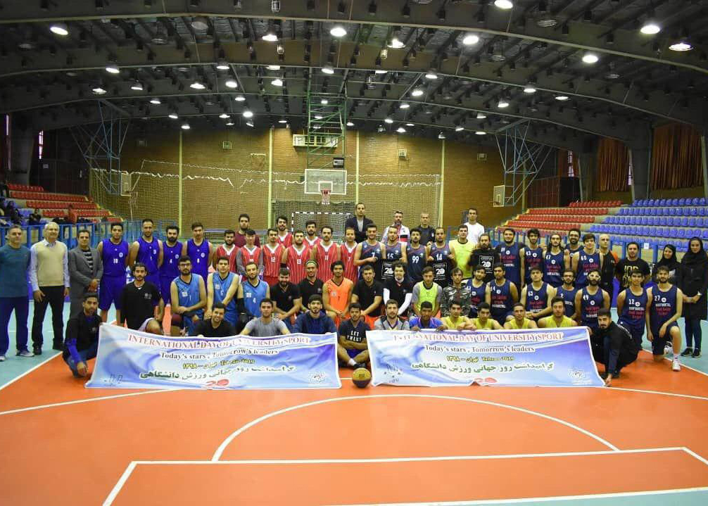 رتبه چهارم تیم بسکتبال دانشجویان پسر دانشگاه در مسابقات دانشگاه‌های منطقه یک کشور